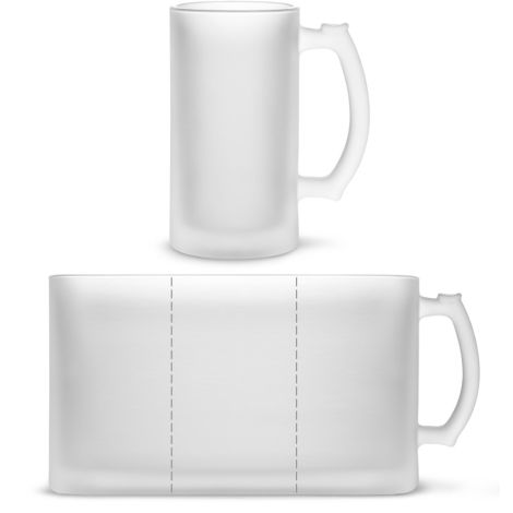 Glasbierkrug