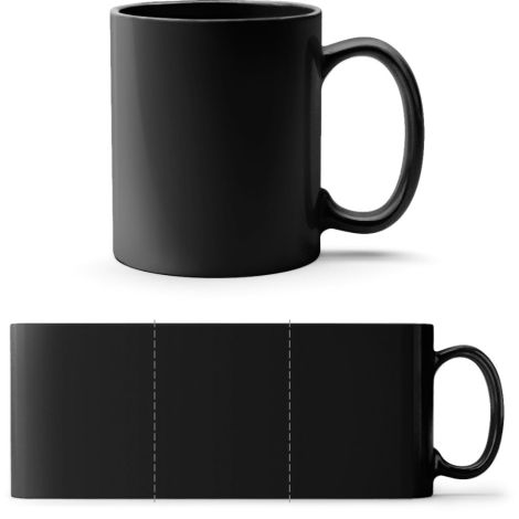 Fototasse Black